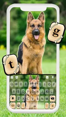 German Shepherd Keyboard Backg android App screenshot 4